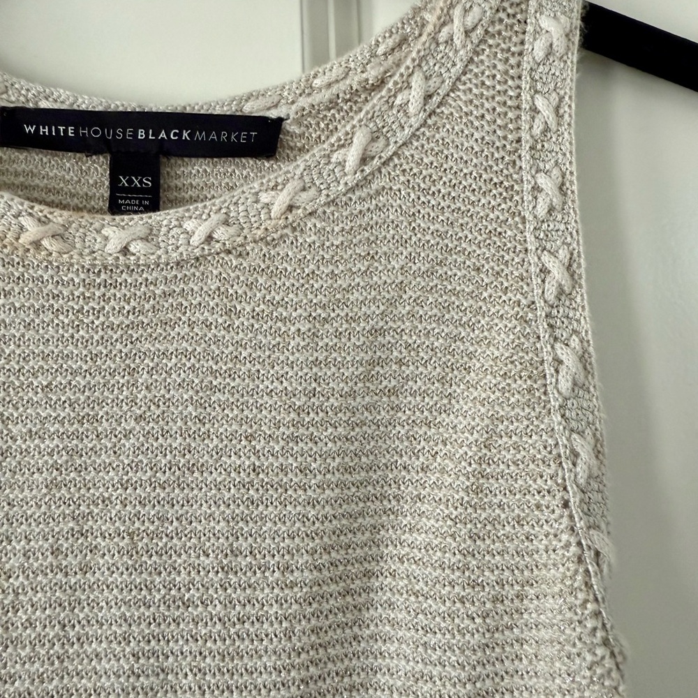 White House Black Market Knitted Blouse